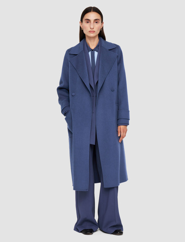 Joseph Arline Double Face Cashmere Coat Harbour