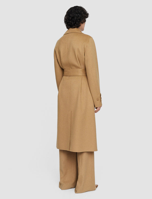Joseph Arline Double Face Cashmere Coat Oak