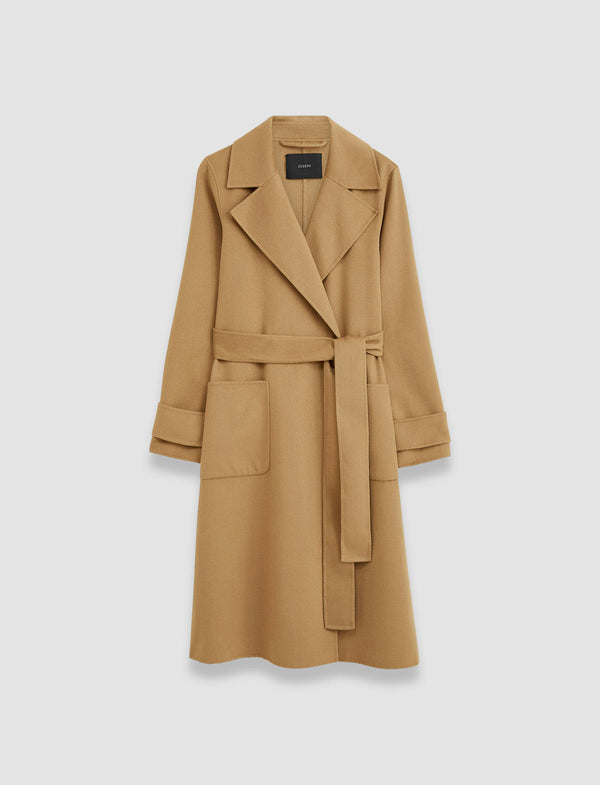 joseph Arline Double Face Cashmere Coat Oak