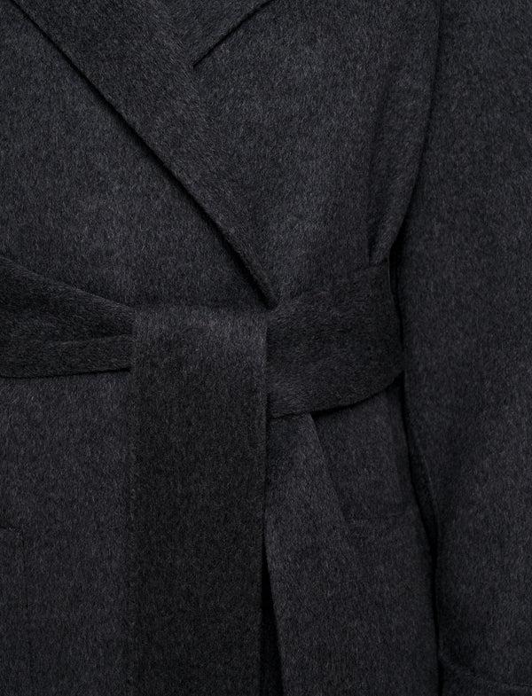 Joseph Arline Double Face Cashmere Coat Smoke