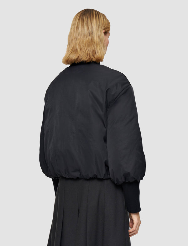 Joseph Bart Padded Duck Down Bomber Jacket Black