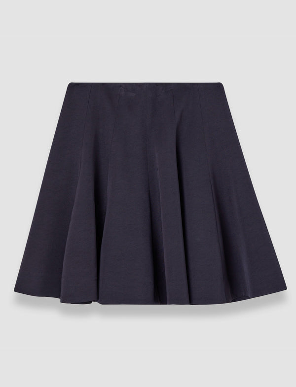 joseph Becca Viscose Crepe Mini Skirt Navy