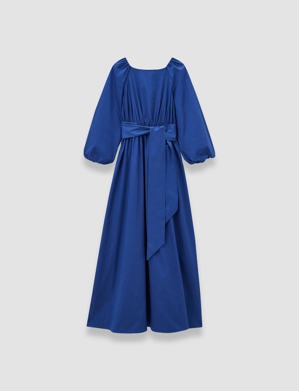 joseph Bellan Cotton Sateen Dress Cobalt