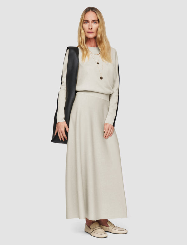 Joseph Bi-Colour Knit Skirt Quail/Black