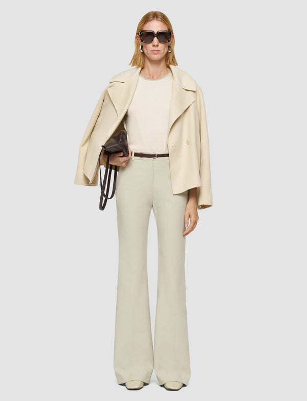 Joseph Bi-Stretch Toile Tafira Trousers Affogato