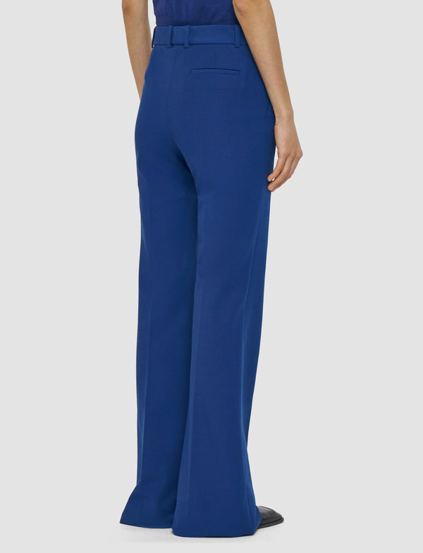 Joseph Bi-Stretch Toile Tafira Trousers Cobalt