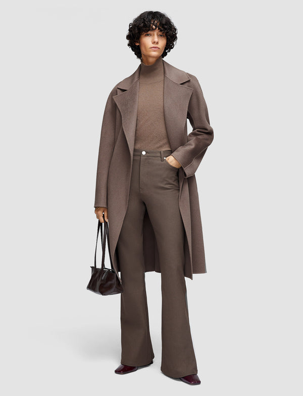 Joseph Bond Gabardine Stretch Trousers Mushroom