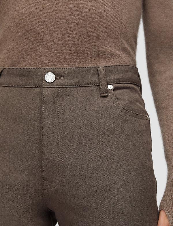Joseph Bond Gabardine Stretch Trousers Mushroom