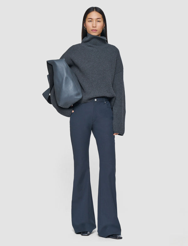 Joseph Bond Gabardine Stretch Trousers Smoke