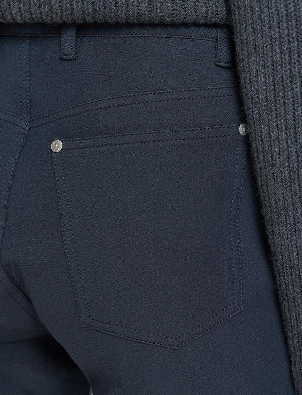 Joseph Bond Gabardine Stretch Trousers Smoke