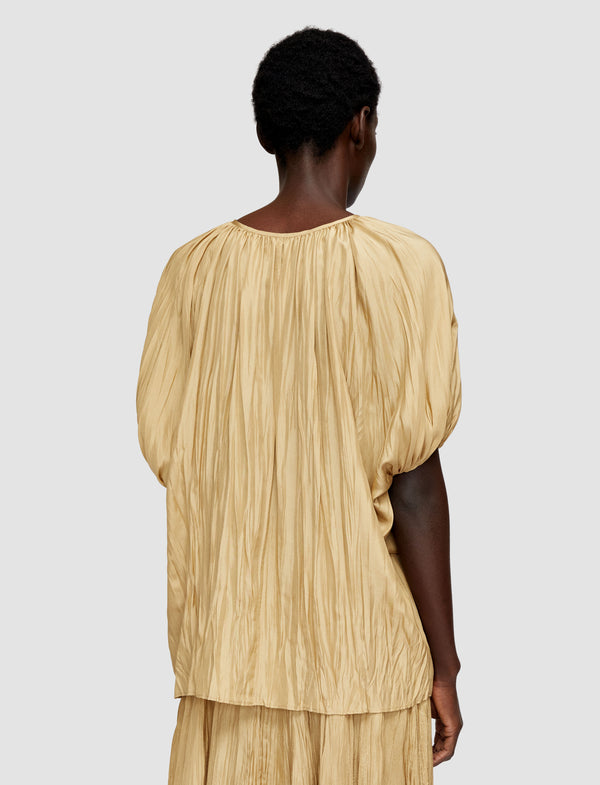 Joseph Briela Habotai Silk Blouse Desert Sand