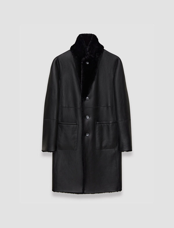 joseph Britanny Reversible Shearling Coat Black