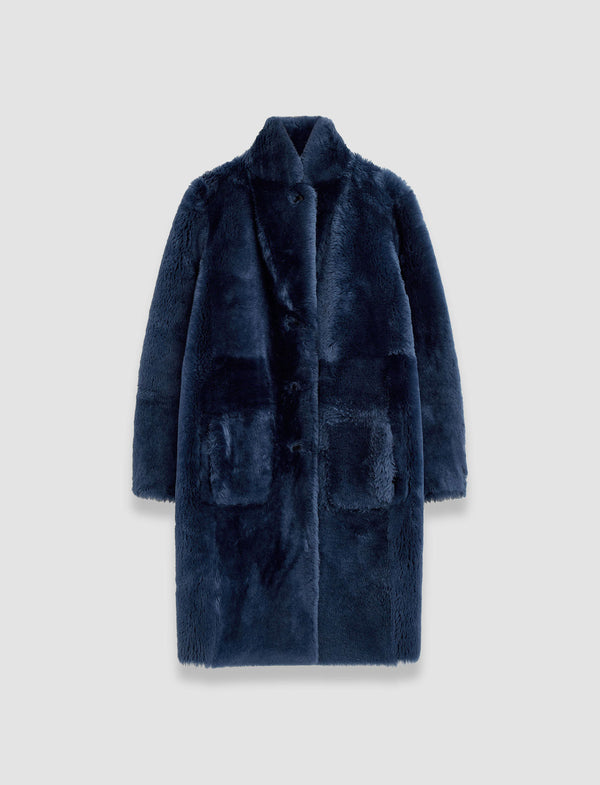 joseph Britanny Reversible Shearling Coat Harbour