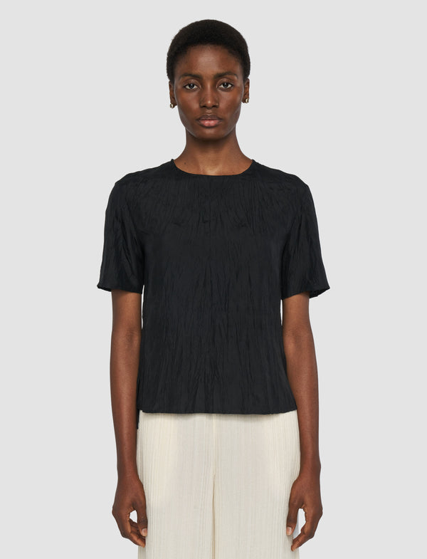 Joseph Brunet Habotai Silk Top Black