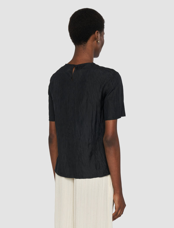 Joseph Brunet Habotai Silk Top Black