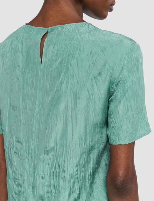 Joseph Brunet Habotai Silk Top Lagoon