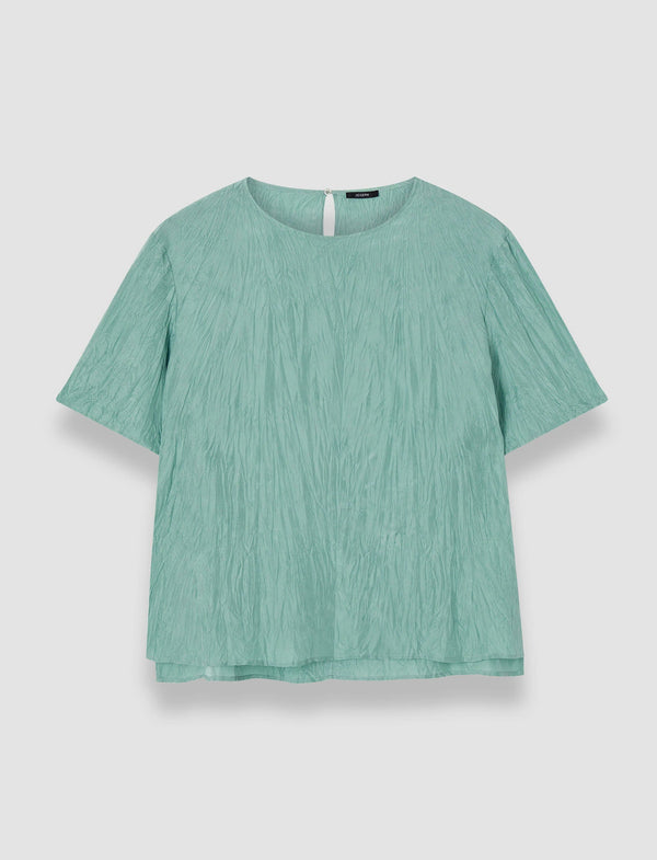 joseph Brunet Habotai Silk Top Lagoon