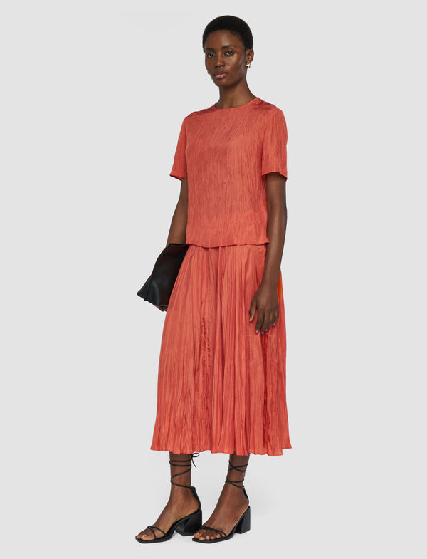 Joseph Brunet Habotai Silk Top Sundown