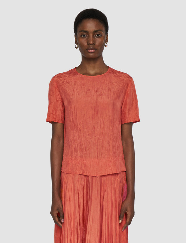 Joseph Brunet Habotai Silk Top Sundown