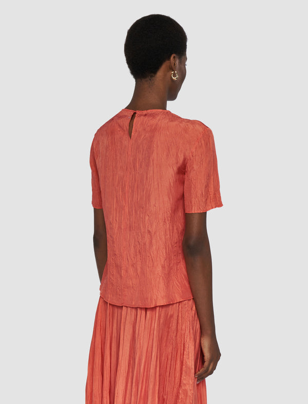 Joseph Brunet Habotai Silk Top Sundown