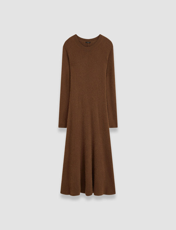 joseph Brushed Cashmere Dress Arabica