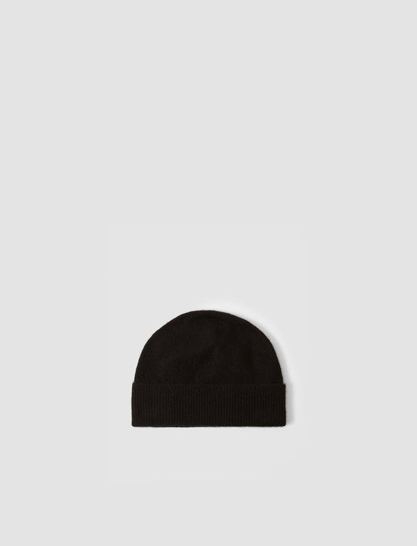 joseph Brushed Cashmere Hat Black