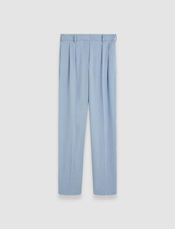 joseph Bucklel Tailoring Crepe Trousers Faded Sky