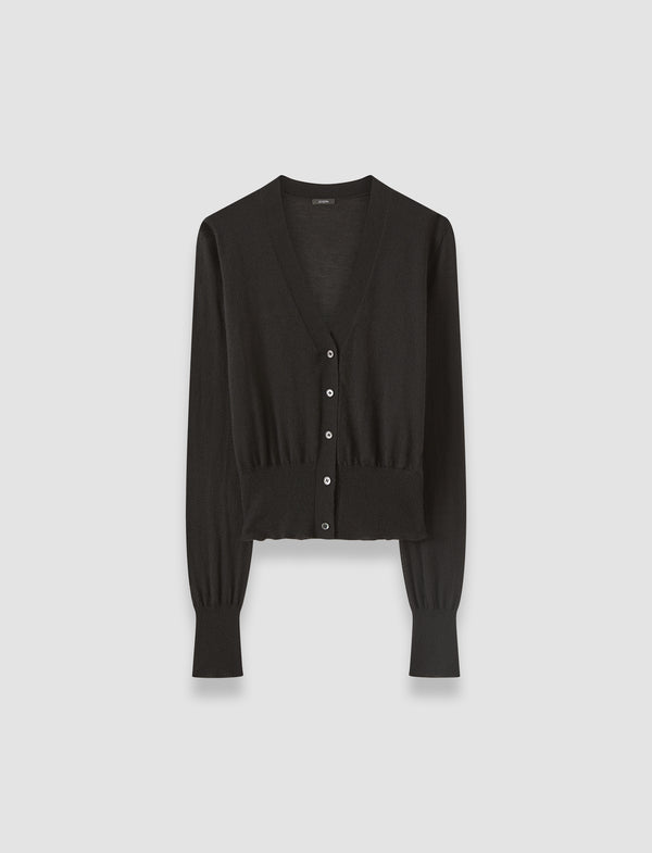 joseph Cashair Cardigan Black