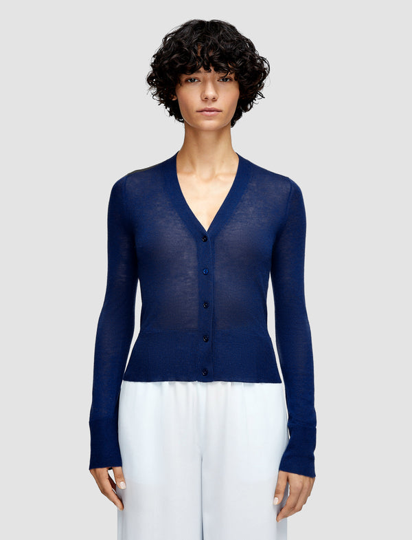 Joseph Cashair Cardigan Cobalt