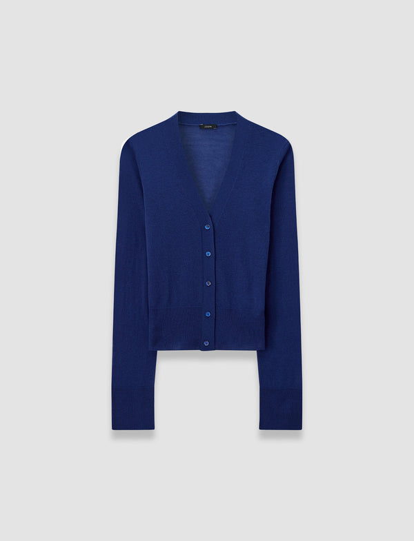joseph Cashair Cardigan Cobalt