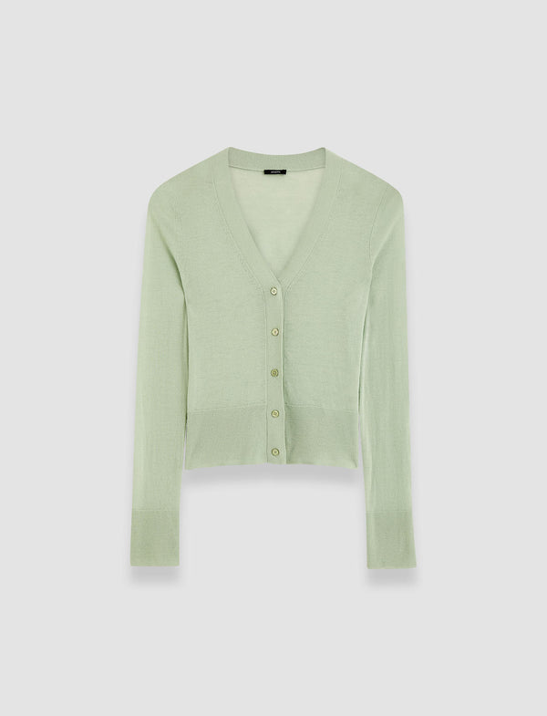 joseph Cashair Cardigan Matcha