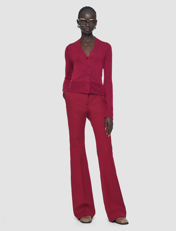 Joseph Cashair Cardigan Ruby