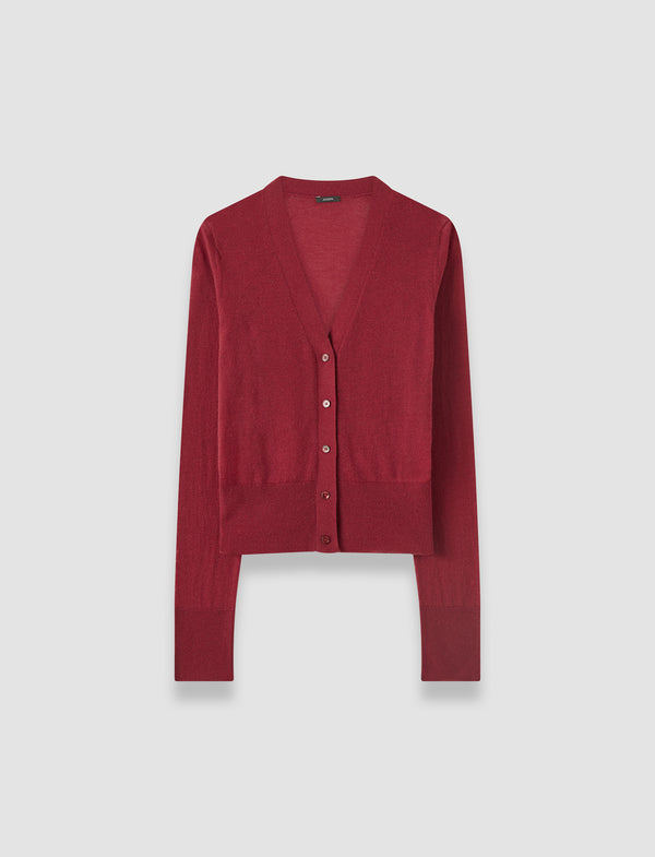 joseph Cashair Cardigan Ruby