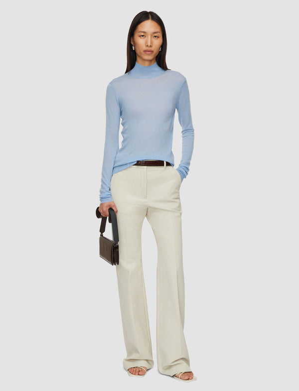 Joseph Cashair High Neck Jumper Faded Sky