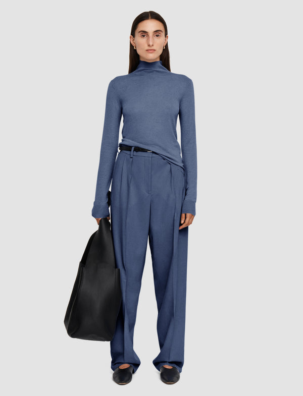 Joseph Cashair High Neck Jumper Harbour