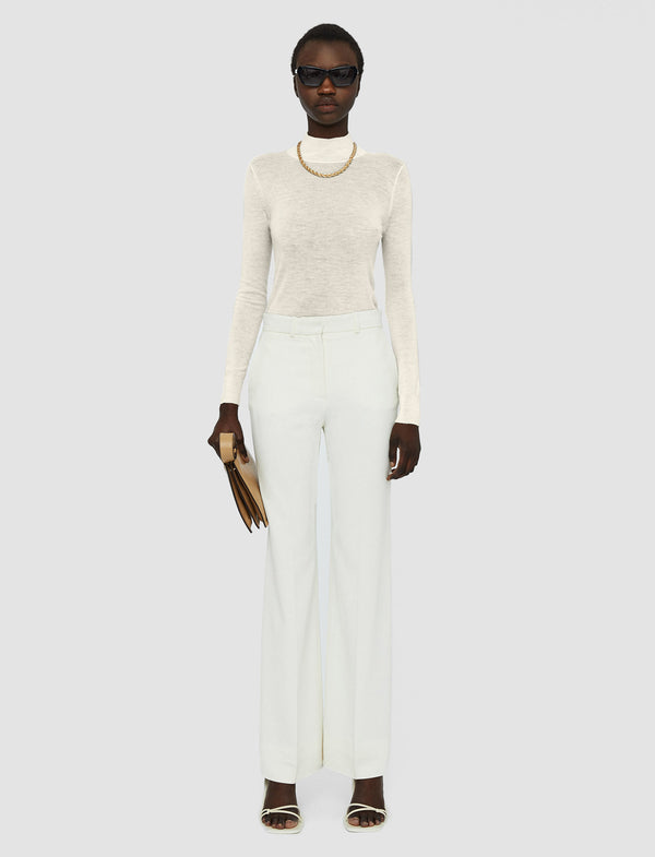 Joseph Cashair High Neck Jumper Ivory