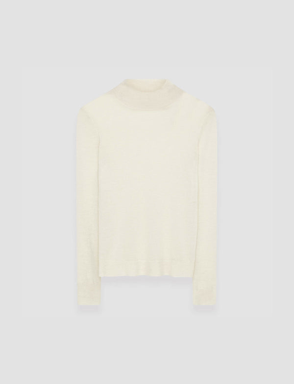 joseph Cashair High Neck Jumper Ivory