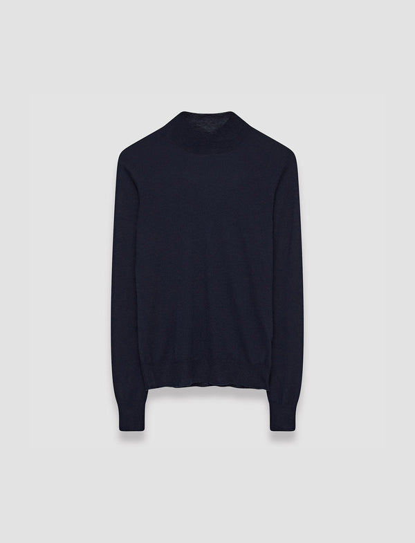 joseph Cashair High Neck Jumper Navy