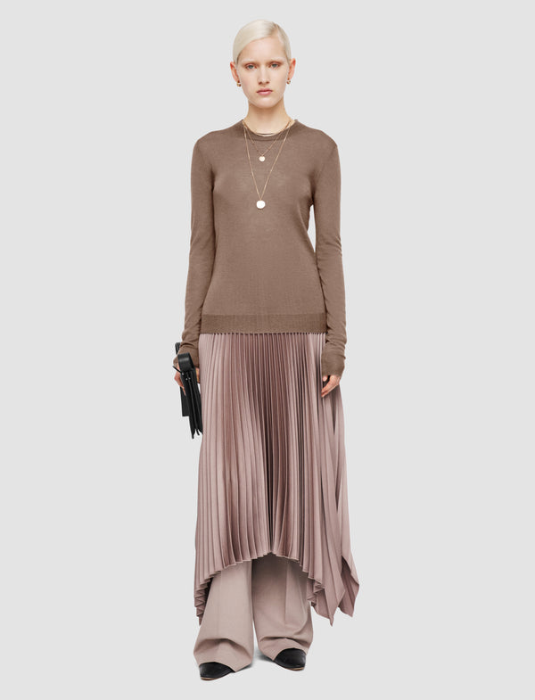 Joseph Cashair Round Neck Jumper Escargot