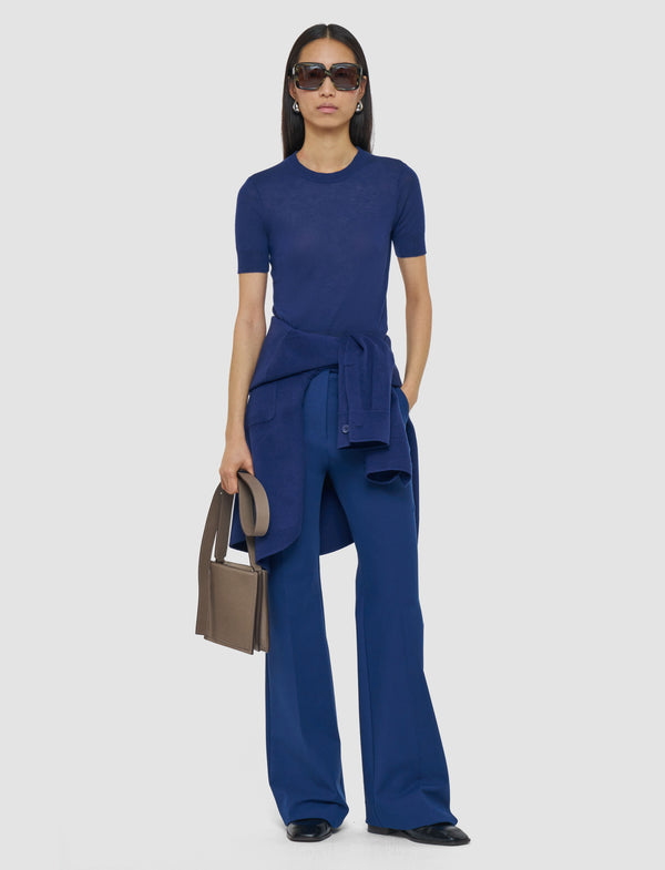 Joseph Cashair Top Cobalt