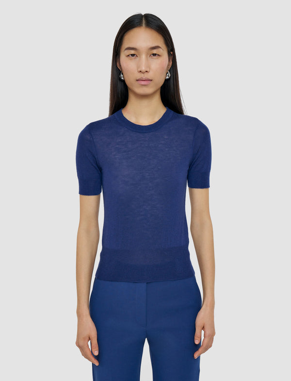 Joseph Cashair Top Cobalt