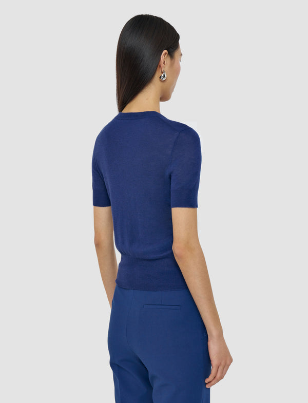 Joseph Cashair Top Cobalt