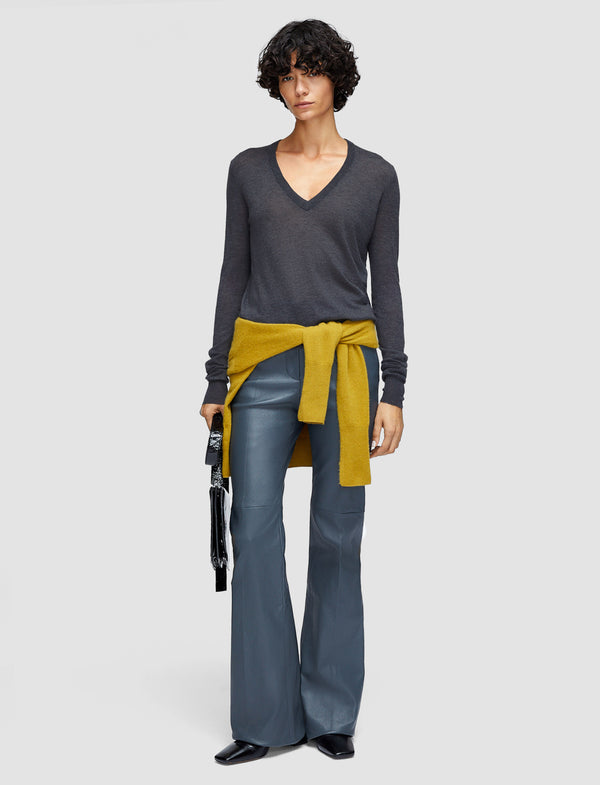 Joseph Cashair V Neck Jumper Smoke