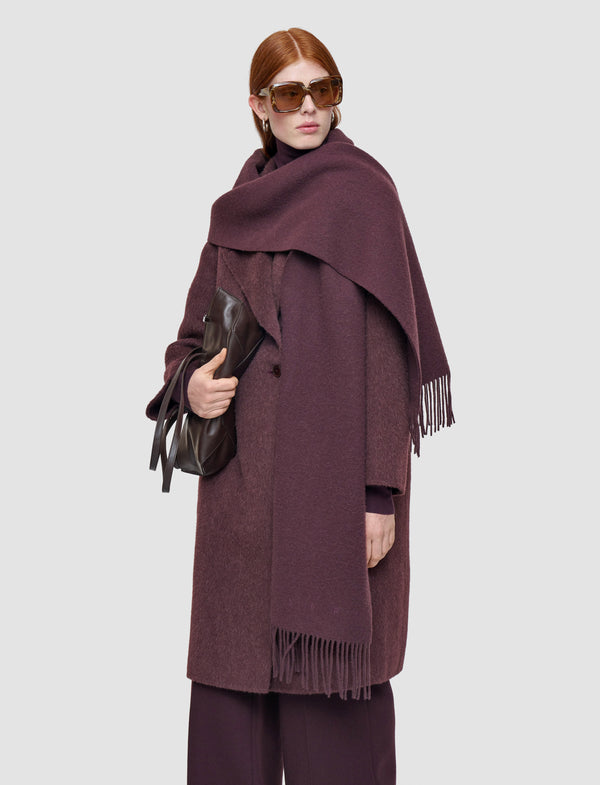 Joseph Cecile Wool Scarf Maraschino