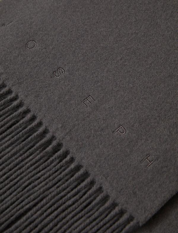 Joseph Cecile Wool Scarf Smoke
