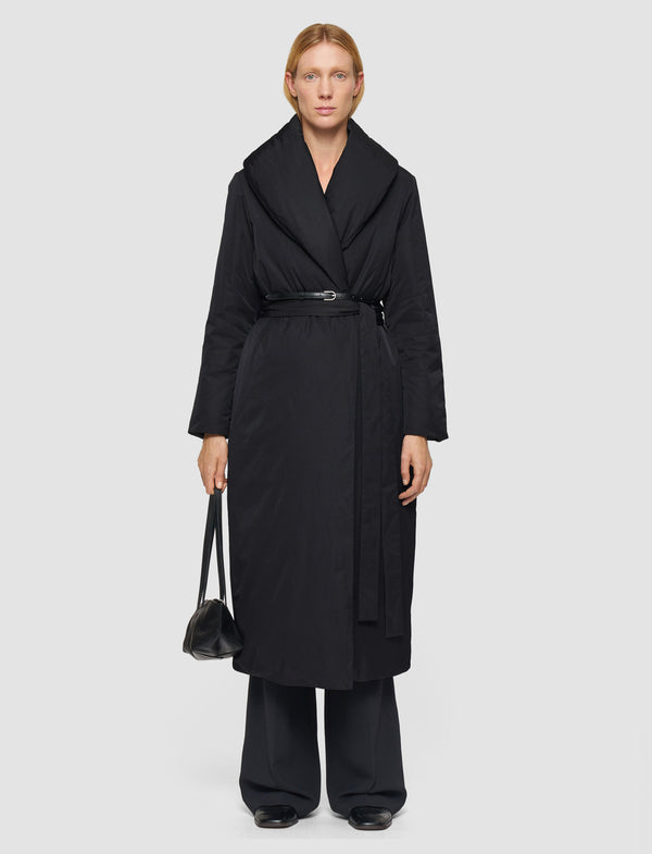 Joseph Charlot Padded Duck Down Coat Black