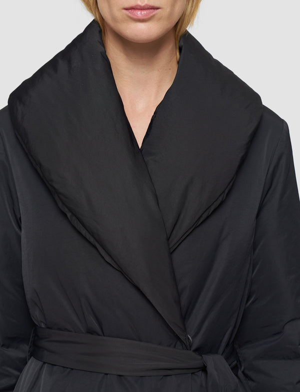 Joseph Charlot Padded Duck Down Coat Black