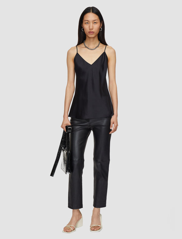 Joseph Clea Silk Satin Camisole Black