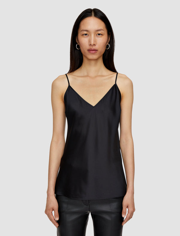 Joseph Clea Silk Satin Camisole Black
