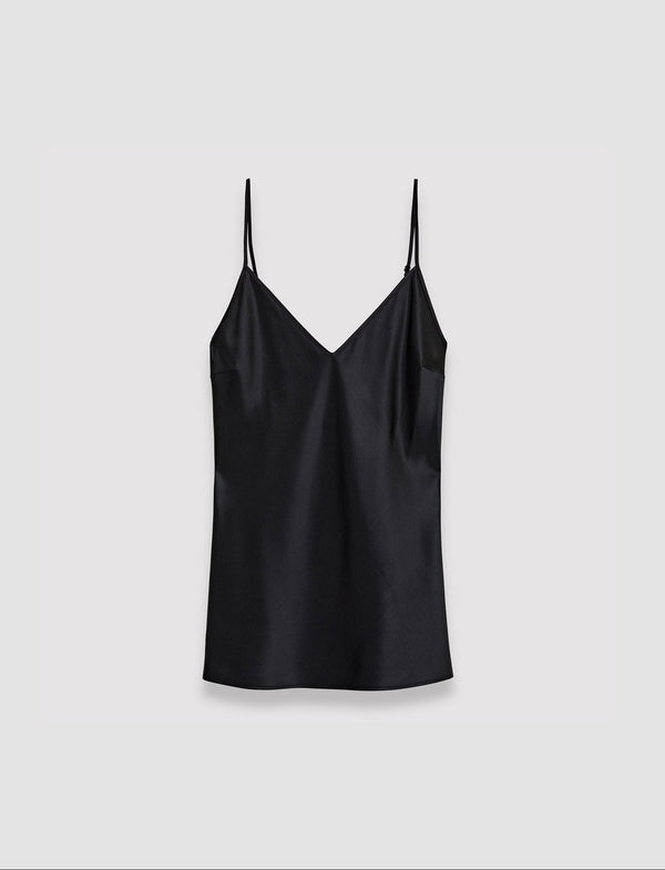 joseph Clea Silk Satin Camisole Black